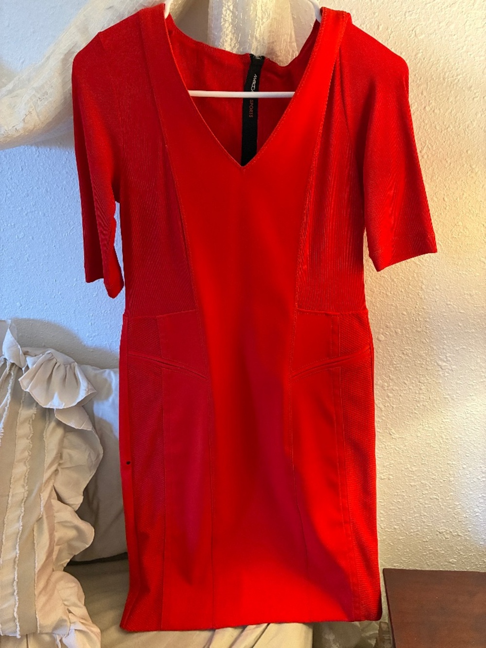 Mar Cain sport red dress
